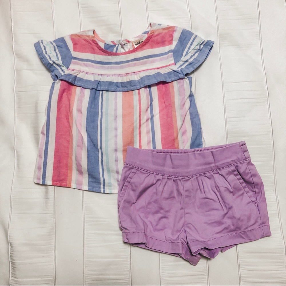 Oshkosh B’gosh Stripe Blouse Outfit